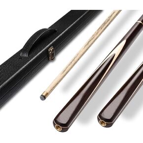 Handmade English Snooker Billiard Cue, 145cm (57 in), 19oz, 10mm Cue Tips