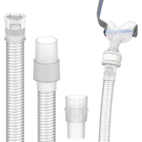 Replacement Short Tube for Airmini F20/P10/N20/N30 Connector to Connect Any 22mm Hose w/Adapter for Air Mini Device, IBEET Replacement Tube & Adapter for Air Mini