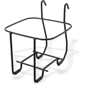 San Jamar Kleen-Pail® Vinyl Coated Stainless Wire Wall-Mount Stand Only (for 3 Qt Pro Bucket) Black