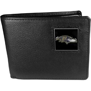 NFL Baltimore Ravens Leather Bi-fold Wallet