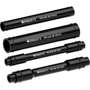 100mm Quick Release Hub Thru Axle Adapter for Road Mountain Bicyle, 6061 Aluminium Alloy Wheel Fork Axle Adapter Conversion 12 to 9mm / 15 to 9mm / 15 to 12mm / 20 to 15mm 4 Specifications