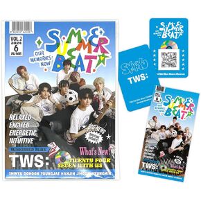 Pledis Ent. TWS - 2nd Mini Album [SUMMER BEAT!] (Weverse Albums Ver.) Photobook + QR Card + Photocard + 3 Extra Photocards