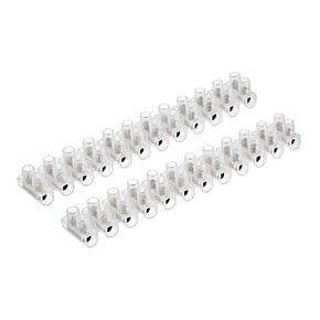 uxcell Terminal Strip Screw Terminal Barrier Block 30A 12 Position Dual Row Type U Wire Connector 2pcs