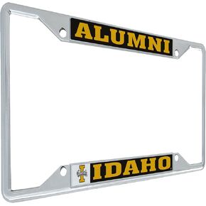 Desert Cactus University of Idaho Vandals U of I Metal License Plate Frame for Front or Back of Car Officially Licensed (Alumni)