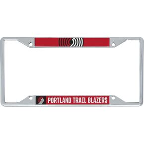 Desert Cactus Portland Trailblazers License Plate Frame Team NBA Metal Car Tag Holder for Front or Back of Car Officially Licensed (Up Close)