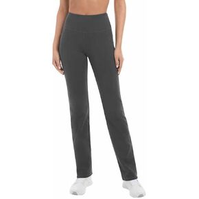 Jockey Women's High Rise Premium Pocket Yoga Pant (as1, Alpha, s, Regular, Regular, Graphite)