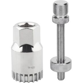 Keenso Bottom Bracket Tool, Bottom Bracket Removal Tool Bike Hole Spline Maintenance Installation Anti‑Drop Device