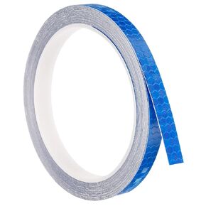 PATIKIL Reflective Tape, 1 Roll 15 Ft x 1-inch Waterproof Adhesive High Visibility Caution Warning Safety Tape Reflector for Trucks Trailers Cars, Blue