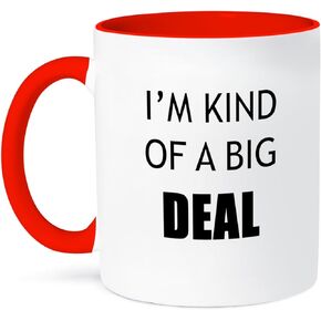 3dRose Mug, 15oz, Red/White