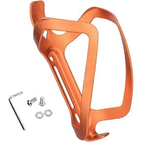 قفص زجاجة مياه للدراجة من SYCOOVEN، حامل أكواب مشروبات جبل الطريق، قفص زجاجة دراجة عالمي لركوب الدراجات في الهواء الطلق مع مسامير (برتقالي) in Kuwait