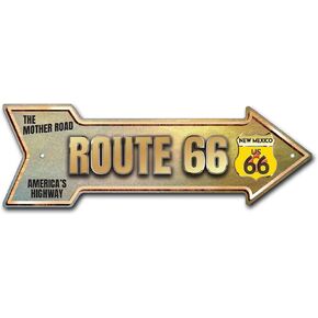 MightySkins Peel and Stick Art Removable Route 66 New Mexico Decal Decor 24" Directional Sticker Vinyl Wall Decals