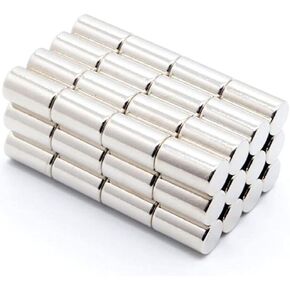 30 Pieces 6 x 10mm Multi-Use Mini Refrigerator Magnets - 0.236 x 0.394inch