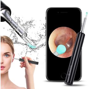 Wiscky BEBIRD Ear Wax Removal Tool Endoscope-Professional Ear Cleaner Camera 1080p FHD Wireless Otoscope with 6 LED Lights Ear Scope Wax Cleaning Kits for iPhone,iPad&Android Smart Phones