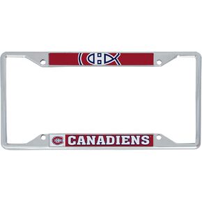 Desert Cactus Montréal Canadiens Team NHL National Hockey League Metal License Plate Frame for Front or Back of Car Officially Licensed (Up Close)
