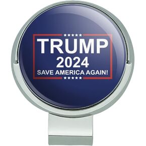 GRAPHICS & MORE Trump 2024 Golf Hat Clip with Magnetic Ball Marker