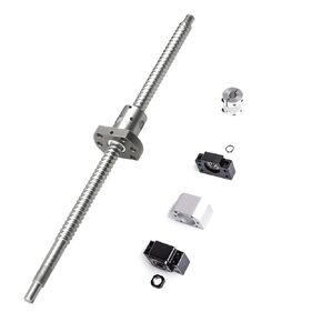CNCYEAH Ball Screw SFU1605 1200mm Diameter 16mm,5mm Pitch Ball Screw Kit with Ballscrew Nut Housing Bracket and End Supports BK/BF12 nut housings Coupler for CNC Machine Parts