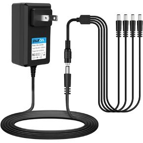 PwrON AC/DC 4.5-5V Power Adapter Compatible with Lemax Lighted Accessory # 94563 94564 74707 74295 84428 94565 94566 94527 44241 64517 Christmas Micro Building Decoration