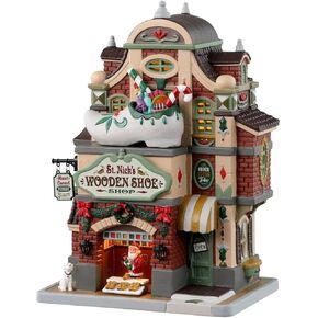 Lemax Village Collection St. Nick's Wooden Shoe Shop