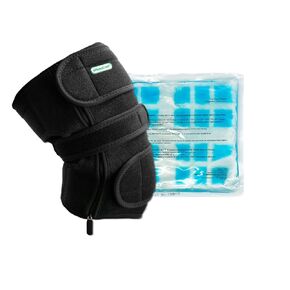 NatraCure Hot & Cold Knee Wrap Brace Support Ice Wrap for Knee Pain - Ice Packs for Knees - Post Knee Surgery Recovery Gift Must Haves, MCL, PCL, ACL Recovery Must Haves - Knee Wraps for Pain Relief