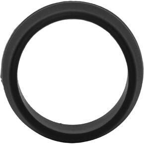 10PCS Bike Seat Post Ring Dust Cover Silicone Waterproof Seatpost Case Protective Cover 25 30mm(Black)