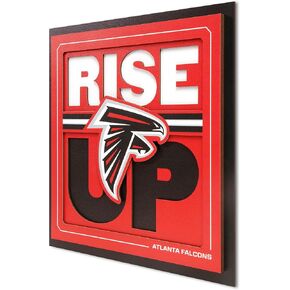 YouTheFan NFL Atlanta Falcons Slogan Series 3D Wall Art