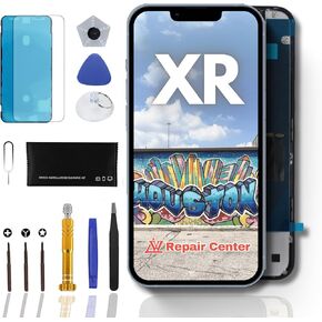 LW LCD Screen Replacement for iPhone Xs Max 3D Touch Screen Digitizer 6.5" LCD Display with Assembly Full Repair Toolkit Tempered Glass Protector Waterproof Model A1921 A2101 A2102 A2104