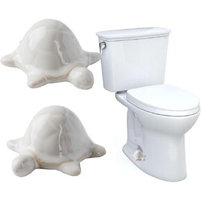 Toilet Bolt Caps, Mushroom Bathroom decor Toilet Bolt Caps, Fun and Cute Bathroom Decor for Easy Toilet Installation - Decorative Covers for Toilet Bolts (Red mushroom 2pcs) in Saudi Arabia