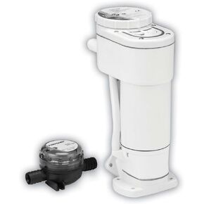 Jabsco 29200-0120 Manual to Electric Marine Toilet Converstion Kit for Jabsco Toilets 29090 and 29120, White