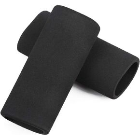 Foam Black Motorcycle Handlebar Cover,plplaaoo 2PCS Motorcycle Handlebar Grip Cover, Non Slip and Anti Vibration Motorcycle Grips, Motorcycle Hand Bar End Grips, Motorcycle Handlebar Cover Motorc
