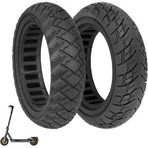 ulip 60/65-6.9 Solid Tire Scooter Rear Wheels 60/70-6.5 Solid Tire Scooter Front Wheels for Ninebot Max G2 G65 Scooter Off-Road Solid tire(2PCS)