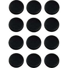 12 pcs Authentic Shungite Stickers Polished 20 mm / 0.78" Genuine Healing Energy Stone Protection Plate for Cell Phone Case Tablet Laptop Computer Noble Gemstone Protector Crystal