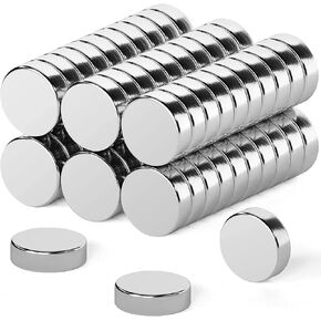 200 Pcs Small Magnets Neodymium Magnets Fridge Magnets, 2mm Rare Earth Magnets Heavy Duty Magnets for Whiteboard DIY Building Craft, Office Magnets Double Sided Magnet