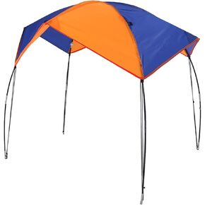 Boat Sun Shelter Fishing, Umbrella for Rafting, 2‑4 Persons Boat Sun Shelter Sailboat Awning Cover Fishing Canopy Tent Sun Shade
