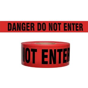 Swanson Tool Co., Inc 3 in X 200 FT 3 MIL Barricade Safety Tape Caution