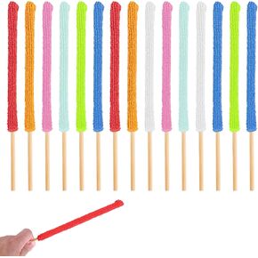 12 Pcs Small Duster Microfiber Detail Duster Sticks Fan Cleaning Brush Fan Duster AC Vent Cleaner Crevice Cleaning Tool Mini Detail Dusters for Cleaning Car Home Duct Window Track