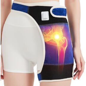 Hip Heating Pad for Hip Pain Relief, Electric Hip Brace for Sciatica Pain Relief, Super Soft Heating Pad for Hip with 10-90min Auto-Off Timer, 86-158℉ Heat Level