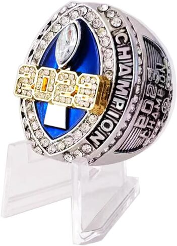 2023 Fantasy Football Championship Ring Trophy - Gold And Silver Plated | FFL Champion Ring in Saudi Arabia