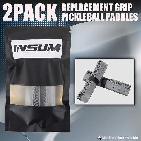 2PACK Pickleball Paddle Grip Tapes - Replacement Grip Wrap for All Pickleball Racket Handle- Moisture Wicking Surface & Comfort Grip in Kuwait