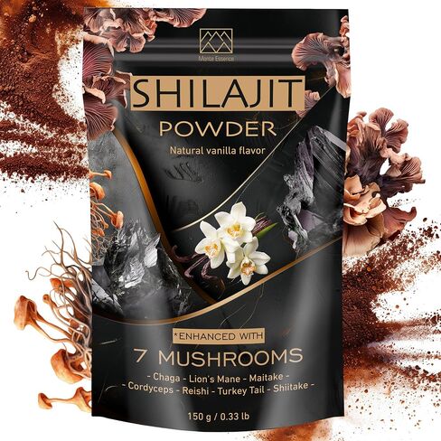Pure Himalayan Organic Shilajit Powder - 150 Grams Total Weight - Contains 2000 mg Per Serving - Immune Support Supplement with Trace Minerals and Fulvic Acid in Saudi Arabia