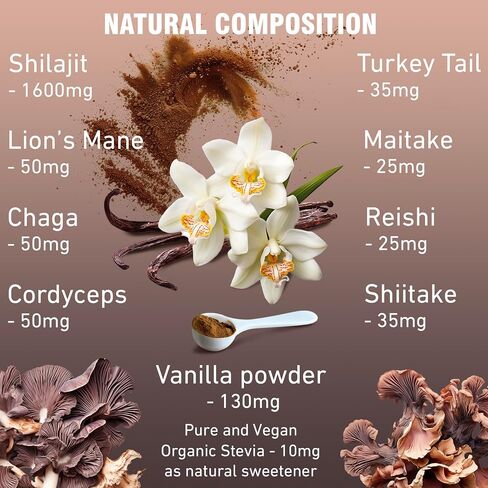 Pure Himalayan Organic Shilajit Powder - 150 Grams Total Weight - Contains 2000 mg Per Serving - Immune Support Supplement with Trace Minerals and Fulvic Acid in Saudi Arabia