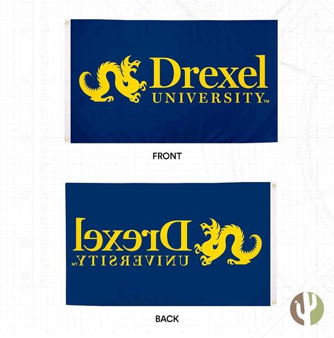 Desert Cactus Drexel University Flag Dragons Flag Banners 100% Polyester Indoor Outdoor 3x5 feet Flags (Style 5a) in Saudi Arabia