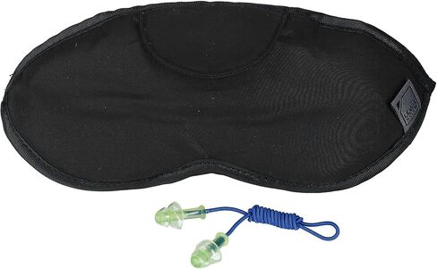 قناع العين المريح من لويس إن كلارك مع سدادات الأذن (أسود) in Kuwait