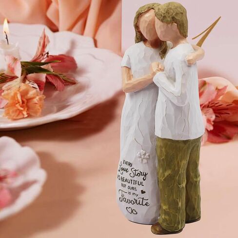 𝐀𝐧𝐧𝐢𝐯𝐞𝐫𝐬𝐚𝐫𝐲 Gift for Couple, Wedding Gifts, Couple Gifts, Wedding 𝐀𝐧𝐧𝐢𝐯𝐞𝐫𝐬𝐚𝐫𝐲 Gifts for Couple, Sculpted Hand-Painted Figurine in Saudi Arabia