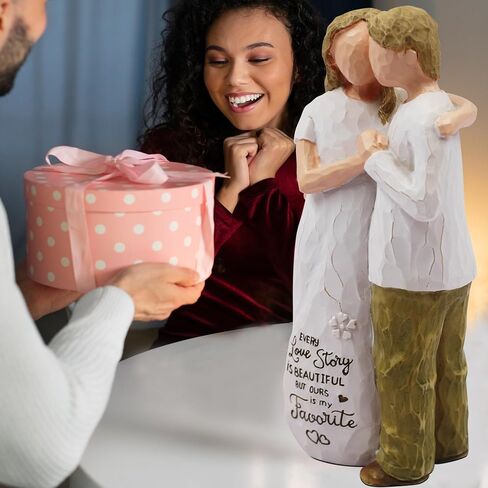 𝐀𝐧𝐧𝐢𝐯𝐞𝐫𝐬𝐚𝐫𝐲 Gift for Couple, Wedding Gifts, Couple Gifts, Wedding 𝐀𝐧𝐧𝐢𝐯𝐞𝐫𝐬𝐚𝐫𝐲 Gifts for Couple, Sculpted Hand-Painted Figurine in Saudi Arabia