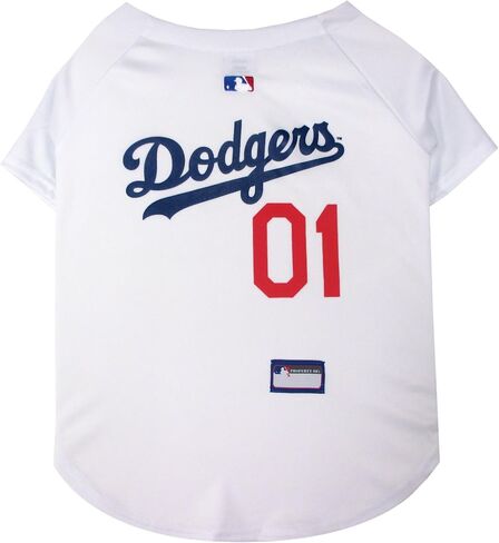 Pets First MLB Los Angeles Dodgers Dog Jersey, Large in Saudi Arabia