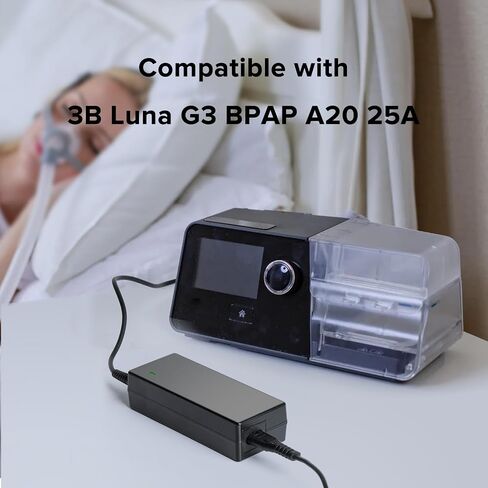 KFD 24V AC / DC محول شاحن لـ 3B Luna Model G3 A20 BPAP 25A LG3700 LG3700W LG3600 LG3500 E3922318301 REF 10230444 G3A20 G3A25 CPAP & BiPAP Machine APD DA-80A24 80W سلك إمداد الطاقة in Saudi Arabia