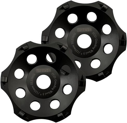 DT-DIATOOL PCD الماس طحن عجلة كأس 4-1/2 بوصة أربور 7/8 "للأرضيات الخرسانية طلاء الايبوكسي لاصق بقايا الطلاء الطلاء in Saudi Arabia