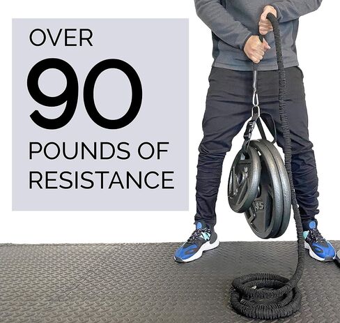 MOVEMINT 33ft Speed Bungee Band Trainer, 90+lbs Resistance (Longest in Market) in Saudi Arabia