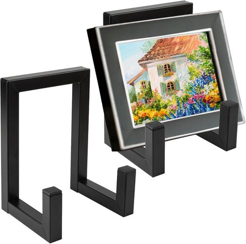 2 جهاز كمبيوتر شخصى 8 بوصة إطار الصورة حامل حامل لوحة العرض، لوحة حامل معدني حامل عرض الصورة تقف ديكور الجدول العلوي للوحة صورة كتاب الصورة in Kuwait