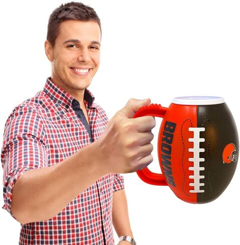 Party Animal NFL Cleveland Browns 3D Football Mug in Saudi Arabia